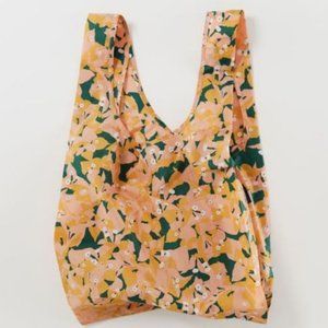 New BAGGU Blush Bougainvillea Reusable Eco Shopping Bag Tote Purse Standard size